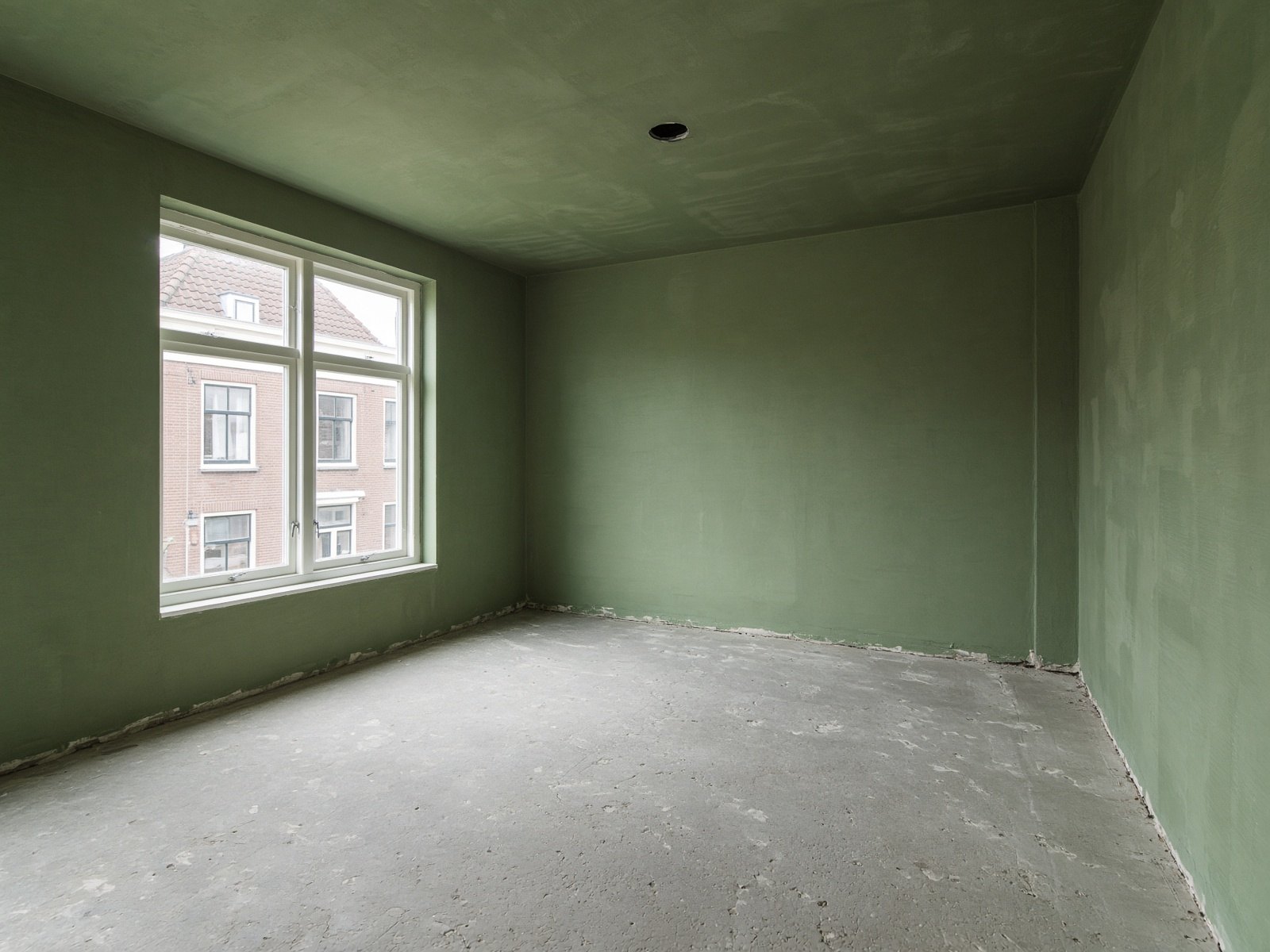 Groene voorstrijk als hechtlaag